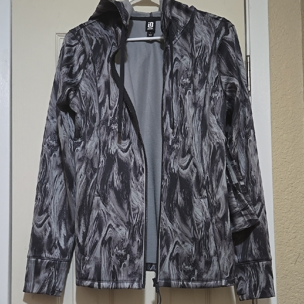 Women's Black and Gray Jacket